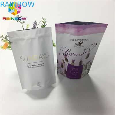 Giấy nhôm mờ nhiều lớp đứng lên túi dây kéo túi cho gói thực phẩm khô