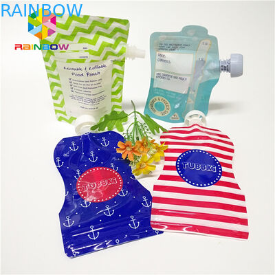 Nước giải khát bằng nhựa Túi nước, nước trái cây Uống đứng lên Túi có nắp