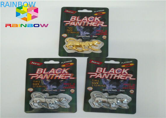 Thuốc tăng cường sinh lý nam Bao bì gói vỉ Rhino 3D vỉ cho gói viên nang