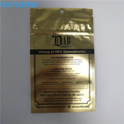 Bằng chứng trẻ em Túi Ziplock tái sử dụng, Mylar Đứng lên Túi in ống đồng