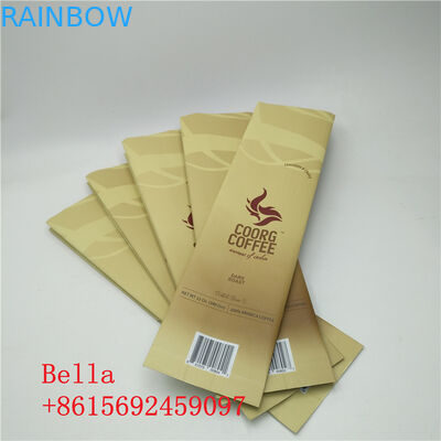 Mờ bề mặt đứng lên Zipper Zipper Túi bên Gusset Túi cà phê Đậu đóng gói với van