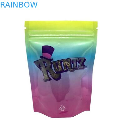 Ziplock Runtz Bag Herbal Incense Bao bì Nhôm Lá PET Kích thước tùy chỉnh