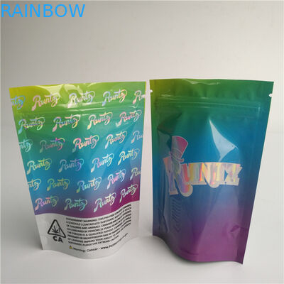 Ziplock Runtz Bag Herbal Incense Bao bì Nhôm Lá PET Kích thước tùy chỉnh