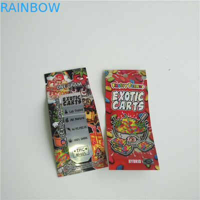 CBD Vape Cart Cartridge Resealable Stand Up Túi Zipper Mylar Bag For Vape Tank