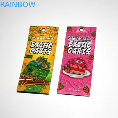 Tùy chỉnh in túi Ziplock Túi 1ml Vape Pen Cartridge Bao bì có cửa sổ