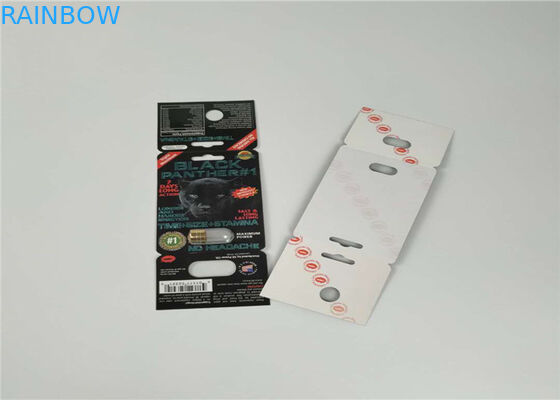 Hiệu ứng hình ba chiều 3D Bao bì thẻ Vỉ vàng Rhino Container Bullet / FDA chấp thuận