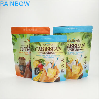 Giấy nhôm Ziplock đứng lên túi in ống đồng cho bao bì trái cây khô