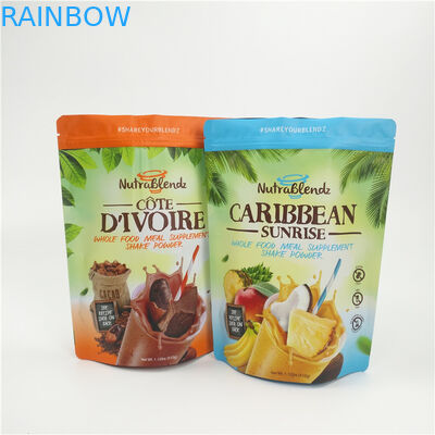 Giấy nhôm Ziplock đứng lên túi in ống đồng cho bao bì trái cây khô