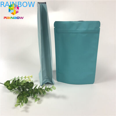 Stand Up Foil Bag Bao bì Túi nhôm phẳng tùy chỉnh với Ziplock tái sử dụng
