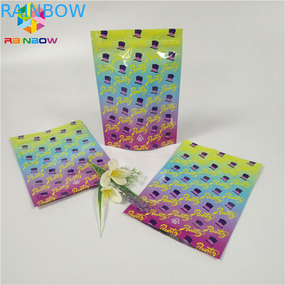 Cookies Smell Proof Runtz Bag Ziplock Đứng lên Túi In ấn ống đồng trẻ em