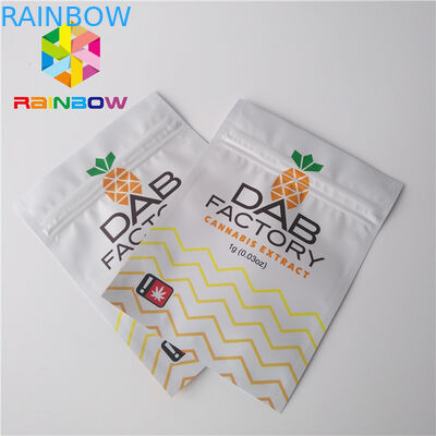 Lá nhôm Túi nhựa Bao bì Độ ẩm Bằng chứng cho CBD Dầu Gummies Cỏ dại