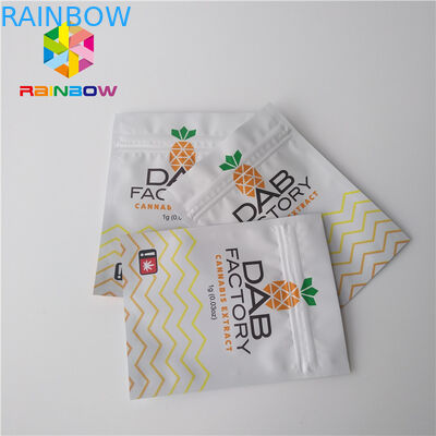 Lá nhôm Túi nhựa Bao bì Độ ẩm Bằng chứng cho CBD Dầu Gummies Cỏ dại