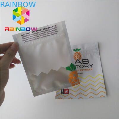 Lá nhôm Túi nhựa Bao bì Độ ẩm Bằng chứng cho CBD Dầu Gummies Cỏ dại