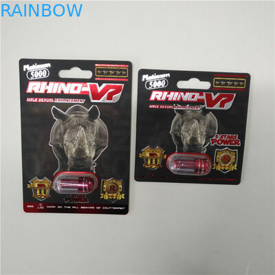 Trong suốt rõ ràng nhựa kê toa thuốc viên nang Viên nang đóng gói với nắp