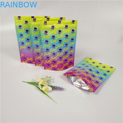 Double Zipper Tùy chỉnh In đứng lên Túi nhiều lớp Nhôm lá Sáng bóng Bề mặt