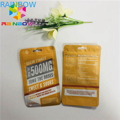 Snack Nuts Túi nhựa Đóng gói Tùy chỉnh In ấn Cửa sổ rõ ràng với Zipper có thể khóa lại