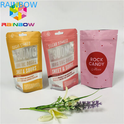 Túi nhựa cấp thực phẩm Bao bì nhiều lớp Đứng lên Zipper Zipper Logo tùy chỉnh