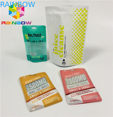 Độ ẩm hàng rào nhôm lá đứng lên túi túi cà phê Bean Ziplock nhựa