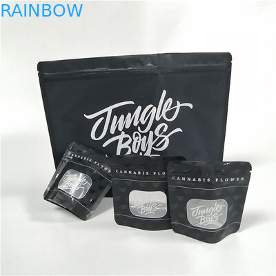 Hương thảo dược bền Bao bì Túi nhựa Ziplock Mylar Weed Đứng lên Túi