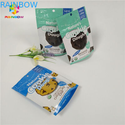 Doypack Resealable Ziplock Đứng lên Túi nhôm Lá Cookie Bao bì