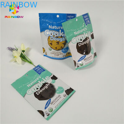 Túi nhôm nhỏ đầy màu sắc Mylar thực phẩm Túi đóng gói Zip Khóa cho bánh quy / trái cây khô