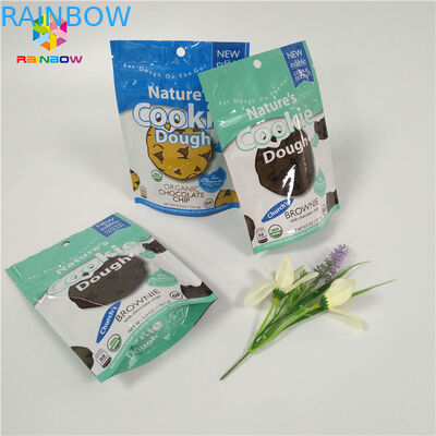 Túi nhôm nhỏ đầy màu sắc Mylar thực phẩm Túi đóng gói Zip Khóa cho bánh quy / trái cây khô