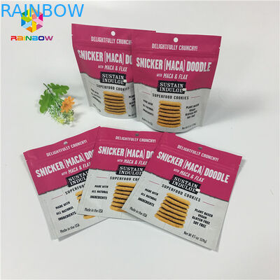 Túi nhựa bao bì có thể hàn lại In kỹ thuật số phân hủy sinh học cho sô cô la / phô mai