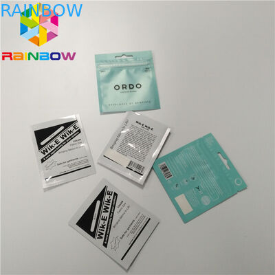 3 mặt dấu niêm phong Pill Pill Túi bao bì Nhôm lá Ziplock In tùy chỉnh