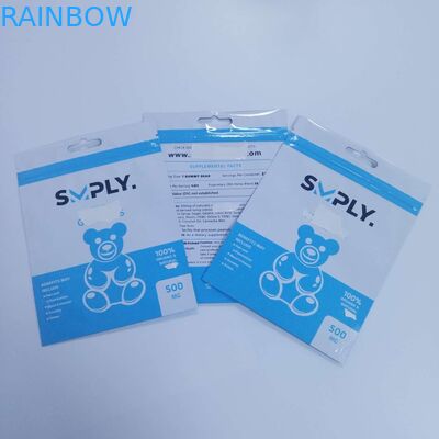 Thảo dược kháng trẻ em Bao bì Cbd Túi Lá Gravnre In cho Viên nang