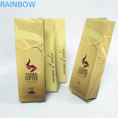 Tùy chỉnh in đứng lên dây kéo túi túi độ ẩm hàng rào bên Gusset phẳng đáy