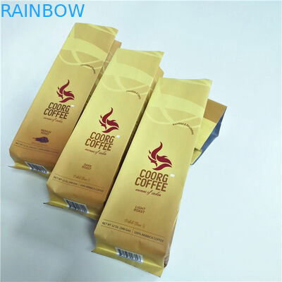 Tùy chỉnh in đứng lên dây kéo túi túi độ ẩm hàng rào bên Gusset phẳng đáy