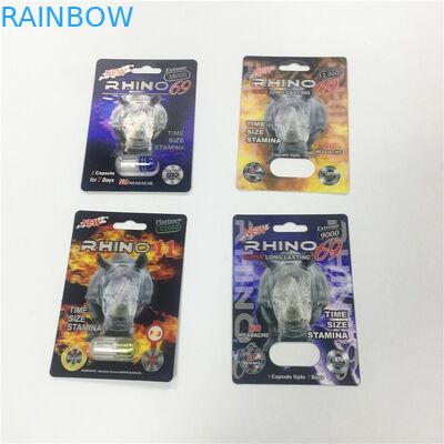 Hộp mực Giấy bao bì Thẻ Vàng Rhino Container Bullet Với ​​Vỏ nhựa