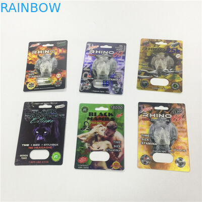 Hộp mực Giấy bao bì Thẻ Vàng Rhino Container Bullet Với ​​Vỏ nhựa