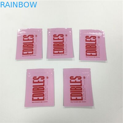 Glossy Surface In Túi Ziplock Nhôm Lá nhiều lớp Kẹo Gummy Bao bì