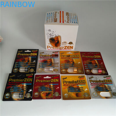 Premier ZEN Nam Tăng cường hiệu suất tình dục Viên thuốc Hộp bao bì