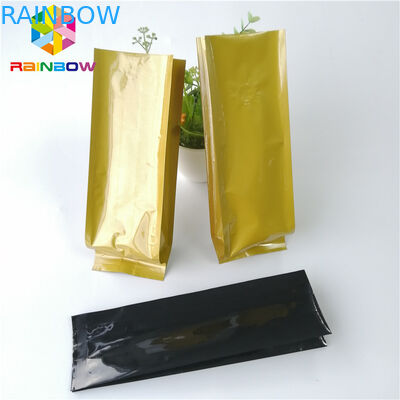 Lá nhôm có thể đóng lại đứng lên Túi 12oz 16oz Side Gusset Cà phê rang xay