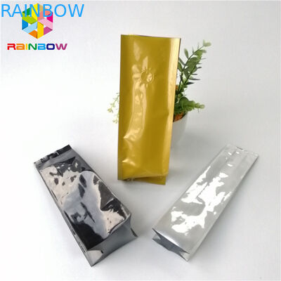 Lá nhôm có thể đóng lại đứng lên Túi 12oz 16oz Side Gusset Cà phê rang xay