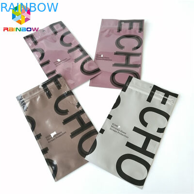 Nhôm Lá Ziplock Túi đóng gói Ba mặt kín nhựa Túi trà rỗng