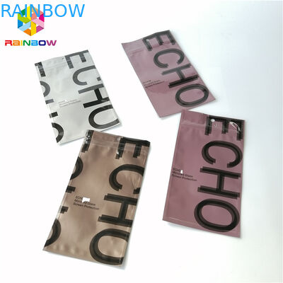 Nhôm Lá Ziplock Túi đóng gói Ba mặt kín nhựa Túi trà rỗng