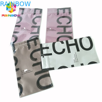 Nhôm Lá Ziplock Túi đóng gói Ba mặt kín nhựa Túi trà rỗng