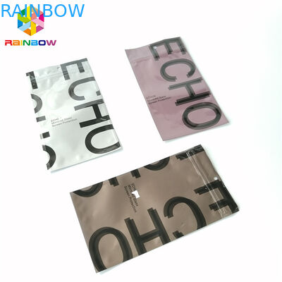 Nhôm Lá Ziplock Túi đóng gói Ba mặt kín nhựa Túi trà rỗng