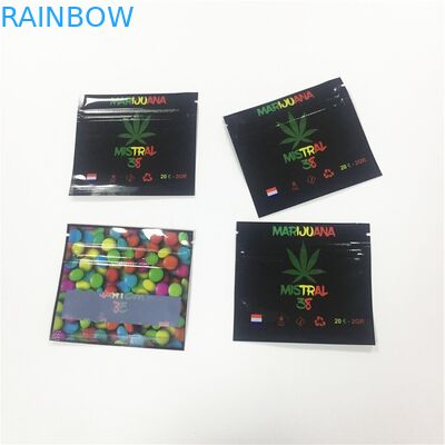 Vật liệu nhiều lớp Túi nhựa Bao bì Túi kẹo dẻo CBD In tùy chỉnh