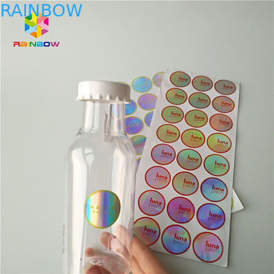 Keo dính tay áo In ấn phản chiếu tùy chỉnh Rainbow dán hình ba chiều