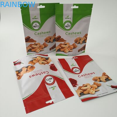 Lá đứng lên Snack Bag Bao bì Zipper nhựa Hạt điều Nut Gói tùy chỉnh in