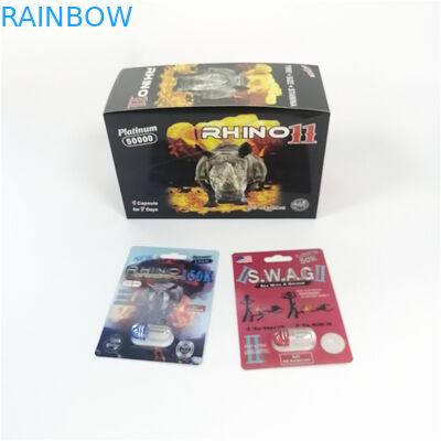 Eco - Thân thiện với vỉ vỉ bao bì Thẻ tình dục nam Thẻ giấy với Peel Sticker