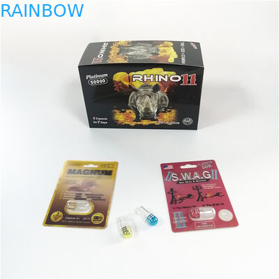 Eco - Thân thiện với vỉ vỉ bao bì Thẻ tình dục nam Thẻ giấy với Peel Sticker