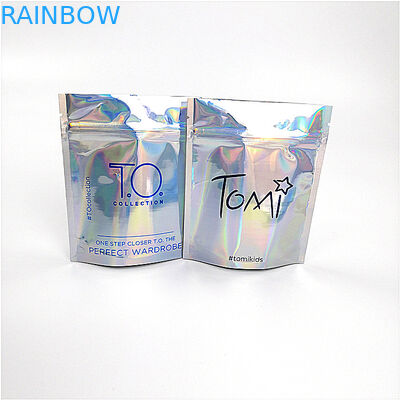 Túi đựng mỹ phẩm phân hủy sinh học Túi tùy chỉnh In Laser Hologpson 100% Tái chế