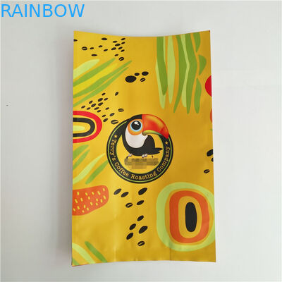 Bao bì kín lá bốn mặt Bao bì bằng nhựa Cà phê hòa tan Gói trà gói