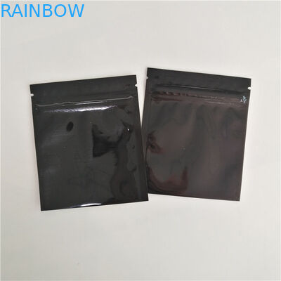 Tái sử dụng Bpa Free Black Sachet Bao bì thảo dược Bao bì bằng nhôm bóng