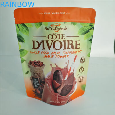 Túi giữ nhiệt túi nhựa bao bì rang hạt cà phê với Ziplock